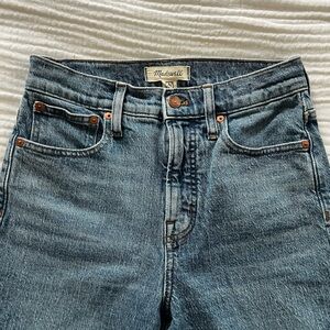 Madewell High Rise Denim Jeans in Classic Blue